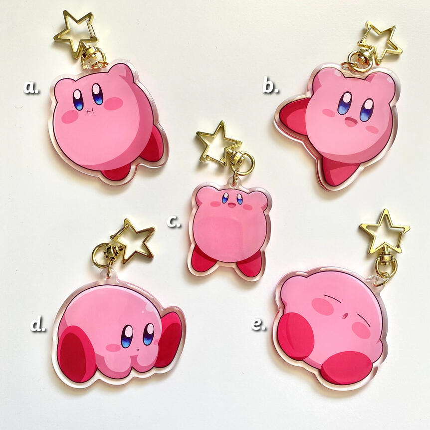 Kirby Keychains A Kirby Keychains A