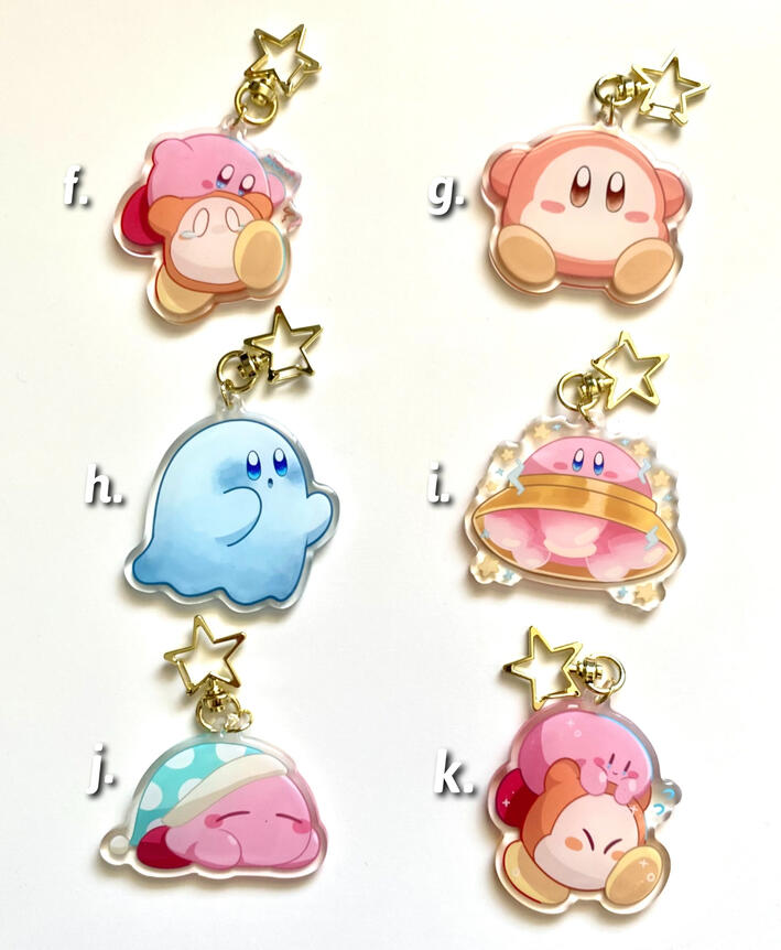Kirby Keychains B Kirby Keychains B