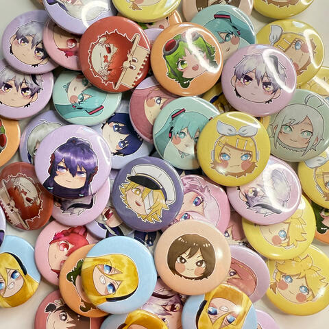 Vocaloid badges Vocaloid badges