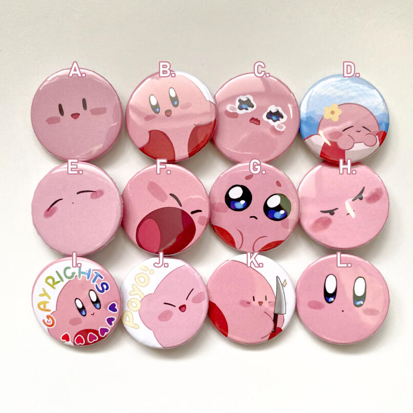 Kirby A Buttons